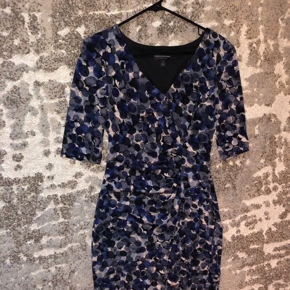 connected apparel Dresses & Skirts - Beautiful Blue 3/4 sleeve dress connected apparel Dresses & Skirts - Beautiful Blue 3/4 sleeve dress